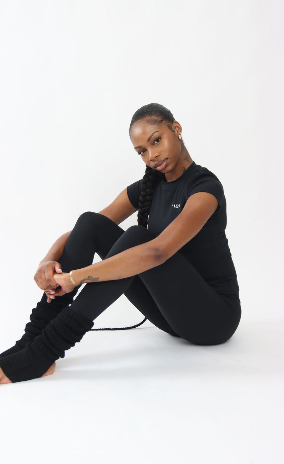 Black Bijou Slim-Fit Set